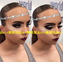  Latin dance accessories National standard Dance supplies Headdress Competition performance Diamond-encrusted hairband Female hairband Adult Children