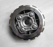 Motorcycle friction plate Xinda Benzhou Tian CBF125 War Eagle 125 clutch inner hole pattern drum Assembly