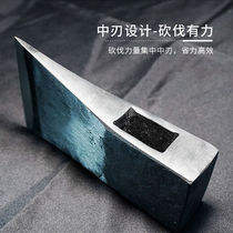 Handmade wooden handle spring high carbon steel axe knife chopping wood axe outdoor open mountain all steel chopping high quality woodworking Firewood axe