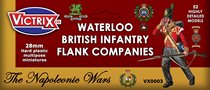 Table War Chess] Victrix Games take the battle of British Waterloo flanker infantry VX0003