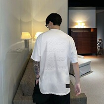 WE11DONE TRACK relief brand American Han version of summer loose men couple half sleeved short sleeve T-shirts