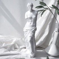 Venus figure plaster figure 29cm body plaster full-length painting sketch gypsum geometry sculpture pendulum