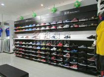 Sports shoes shelf shopping mall high-end shoes display cabinet metal multi-layer sneakers display rack outdoor shoes display rack