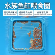 Fish food feeding ring fish feeding ring feeding ring aquarium floating feed floating feeding ring with suction cup feeder