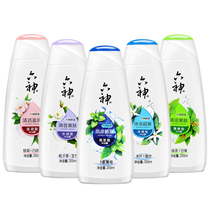 Liushen shower gel green tea Licorice Mint family moisturizing for men and women general cool and refreshing liquid easy to rinse