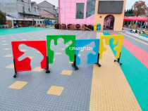 Kindergarten outdoor human body wall drilling hole physical sensory integration training equipment Childrens modeling wall outdoor combination toy