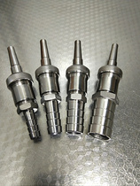 Punching Piggy Rinting High Pressure Water Gun Nozzle Submersible Pump Nozzle Stainless Steel Gun Head Water Jet Washes Car Wash Straight Spray Gun