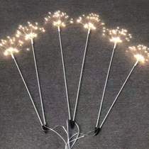 2020 new 6 head LED sparkle light T table dandelion waterproof hanging fireworks lamp wedding stage arrangement