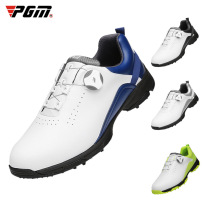 PGM mens golf shoes Microfiber leather waterproof non-slip golf sports shoes knob shoelaces breathable Mens shoes