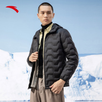 Anpedal Short Down down jacket Mens 2022 Spring new warm duck suede Even cap Sport jacket 152147906