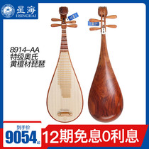 Xinghai Pipa musical instrument premium Austenitic sandalwood material log polished acid branch wood performance grade pipa 8914-AA