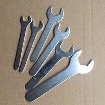 Wrench opening single-head galvanized stamping multifunctional wrench A3 hardware mini steel head household iron wrench