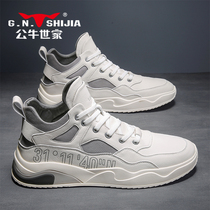 Bulls Family Mens Shoes 2021 New Spring and Autumn Tide Brand High Shoes Mens Sports Shoes Trend trendy shoes Casual Board Shoes