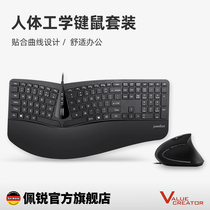 Germany Perixx 505 Wired Keyboard Mouse Set Erixx Hand