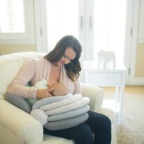 Flip-type multi-functional nursing pillow Feeding artifact Newborn baby breastfeeding pillow Waist protection anti-vomiting milk mattress