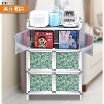 Cupboard sideboard cabinet easy to assemble no rust cabinet wine cabinet Locker sideboard storage cabinet