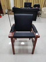 Inquiry room Soft bag anti-collision table and chair Solid wood judge table and chair Restraint chair Decanter chair Court furniture Stainless steel chair