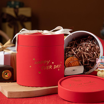 Christmas gift box packing box Christmas candy gift box empty box Christmas Eve Apple hug bucket gift box