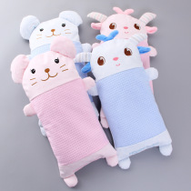 Baby styling pillow baby anti-deflection head headrest Spring summer and autumn children cartoon pillow buckwheat cotton pillow kindergarten pillow