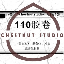 (Chestnut Image) Color Negative Black and White 110 Film lomo110 Film Development Scan