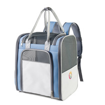 Shoulder pet backpack Portable folding portable pet bag Breathable folding cat bag