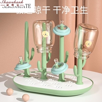 Baby bottle drain rack drying rack milk bottle dry filter holder baby bottle box storage box storage rack