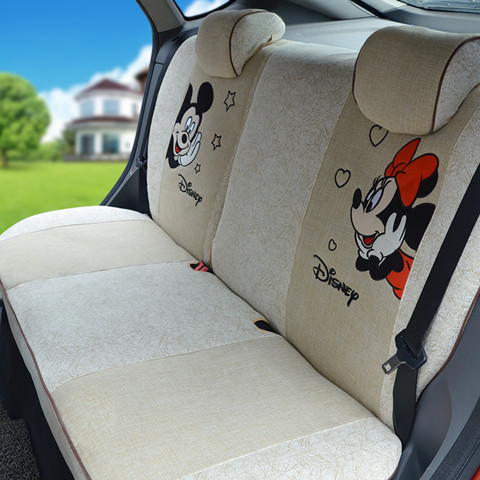 Special Seat Cover for New English Langkaiyue Polo Sai Euro 3 Linen Cartoon Cartoon Full Package Four Seasons