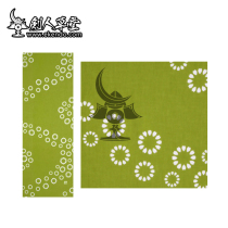 (Jianren Caotang)★Flowers★Kendo headscarf dyed headscarf Japanese headscarf (Japanese hair)