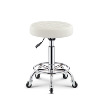  Beauty stool barbershop chair Hair salon rotating lifting round stool Nail stool pulley big work stool Makeup hair salon