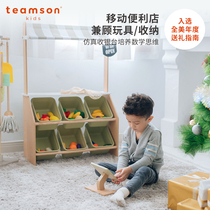 Teamson Dicksons childrens simulation play house toy cash register convenience store dessert house barbecue grill