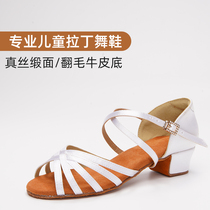 Latin Dance Shoes Girls Race Test Class Work Dance Shoes Soft Bottom Professional Latin Shoes Adult Lady Dancing Shoes