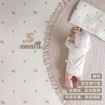 ins climbing mat olive flower mat blanket baby crawling mat mat baby Game Mat carpet photo background