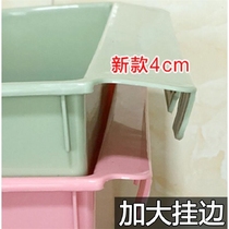 4 cm hanging edge enlarged kitchen cabinet door-mounted trash can large pylons storage buckets household living room bedroom