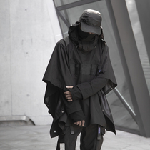 WHYWORKS Cyberpunk function cloak dark Ninja shawl outdoor weatherproof coat song song Yaxuan same model