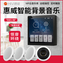 Hivi Huiwei HS505A Suction Top Horn Suit Home Smart Home Background Music Sound Host System