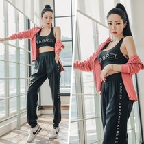 Autumn and winter sports suit women spring and autumn 2021 net Red fashion slim gym yoga clothes outdoor morning running fitness clothes