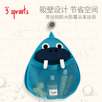 3sprouts Canada baby bath toy storage bag cartoon baby bathroom play water storage bag with suction cup