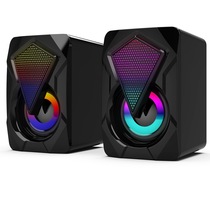 X2 colorful light effect RGB luminous speaker desktop laptop audio multimedia subwoofer