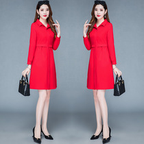 Windbreaker women 2021 new medium-long high-end Western style coat temperament popular this year your lady spring and autumn coat