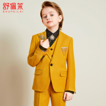 Childrens suit party dress flower boy boy English boy boy boy host catwalk stage piano costume