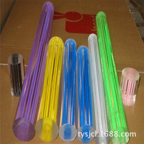 Factory direct black acrylic rod Milky White pouring Rod high transparent PMMA tube bubble thread cylindrical