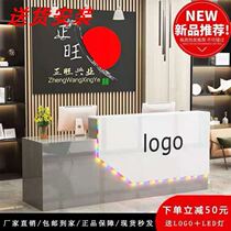 Cash register shop small office front desk reception cabinet simple modern beauty salon barber clothing storefront bar table