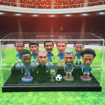 Manchester City surrounding football star Aguero de Braunet Doll Doll Doll hand gift box set fan souvenir