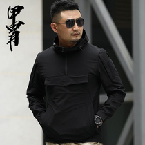 Hoodie tooling leisure tactical function wind mens long sleeve jacket autumn and winter new tactical sweaters