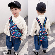 Boys chest bag spring outing autumn leisure backpack children go out small dinosaur multifunctional messenger bag