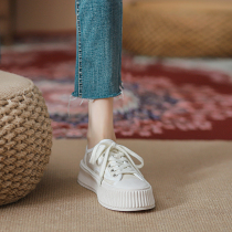 Small Scent Wind Thick Bottom Cookies Shoes Women 2022 New 100 Hitch Small White Shoes Sails Shoes Students Heightening Casual Board Shoes