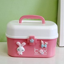 Family baby medicine box portable medical box cute storage box home Children Baby first aid box storage box