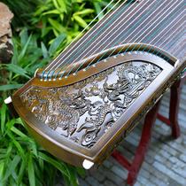 Golden silk guzheng playing Nile Guzheng Guzheng Longzheng