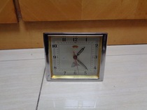 Square all copper gear All copper gear locomotive alarm clock Shanghai Far East Clock Factory alarm clock 60s
