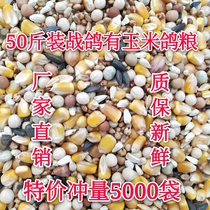 50kg corn War Pigeon Pigeon food the poo and EE seed bird race pigeon guan shang ge pigeon young birds into ge liang 19 provinces